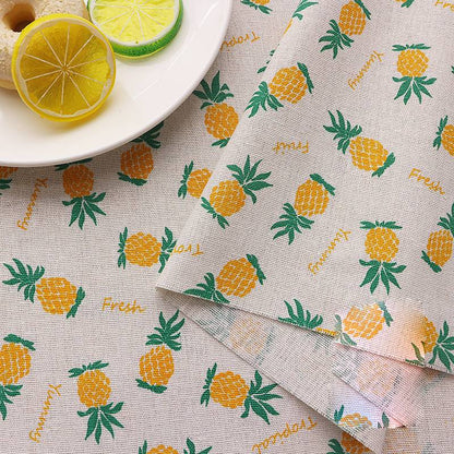 Ins linen fabric tablecloth curtain flower cloth