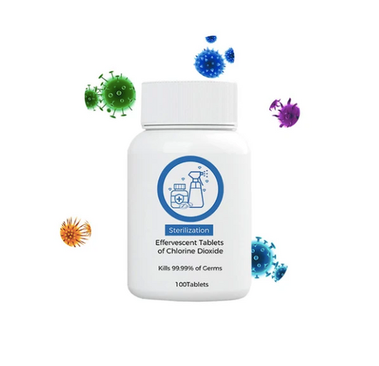 Effervescent Tablets of Chlorine Dioxide (100 Pills)
