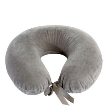 Ecolifelatex Thailand natural latex neck pillow  traveling  plane portable nap pillow