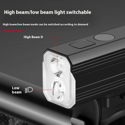 Mountain Bike Night Riding Lights Can Be Formal Mounted Lifting Aluminum Alloy Far And Near Light Lumen TPYE-C