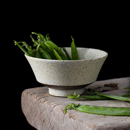 Coarse Ceramic-based  Personality Anti - Hot Small Soup Bowl