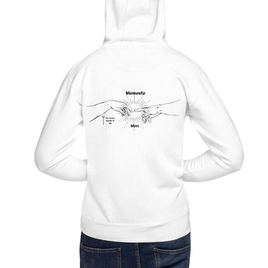 Hand Of Life Hoodie Printed European And American Plus Velvet Sweater