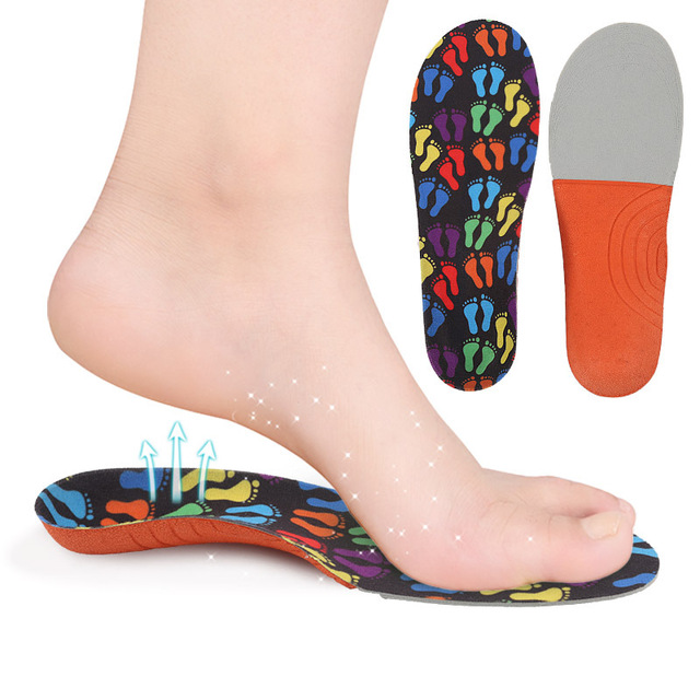 Breathable baby insoles can be cut for men and women