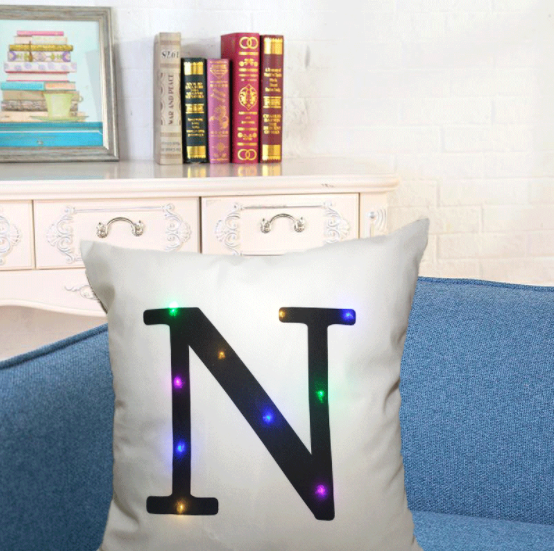 Net red flannel sofa pillow case