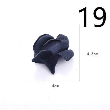 Fabric Flower Rose Sticky Head DIY Handmade Headdress