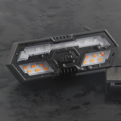 Remote Control Steering Tail Light USB Charging Waterproof Highlight With Horn Warning