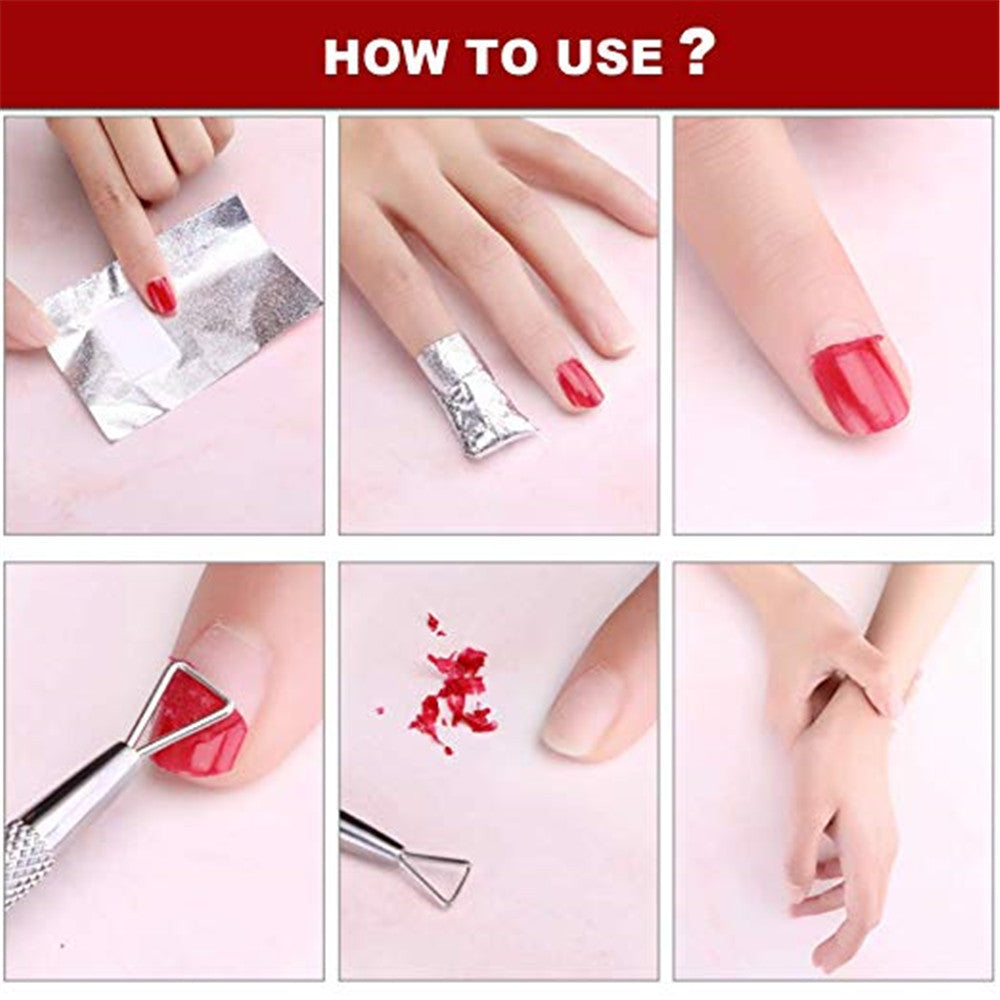 100 pieces of embossed tin foil bag