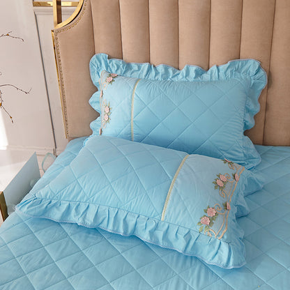 Pure Cotton Pillowcase Thick Lace Single Pillow