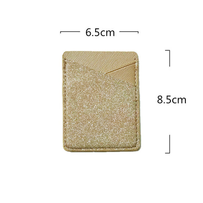 Paste leather card holder