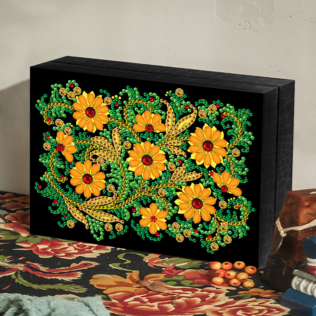 Creative 5d Diamond Painting Jewelry Box DIY