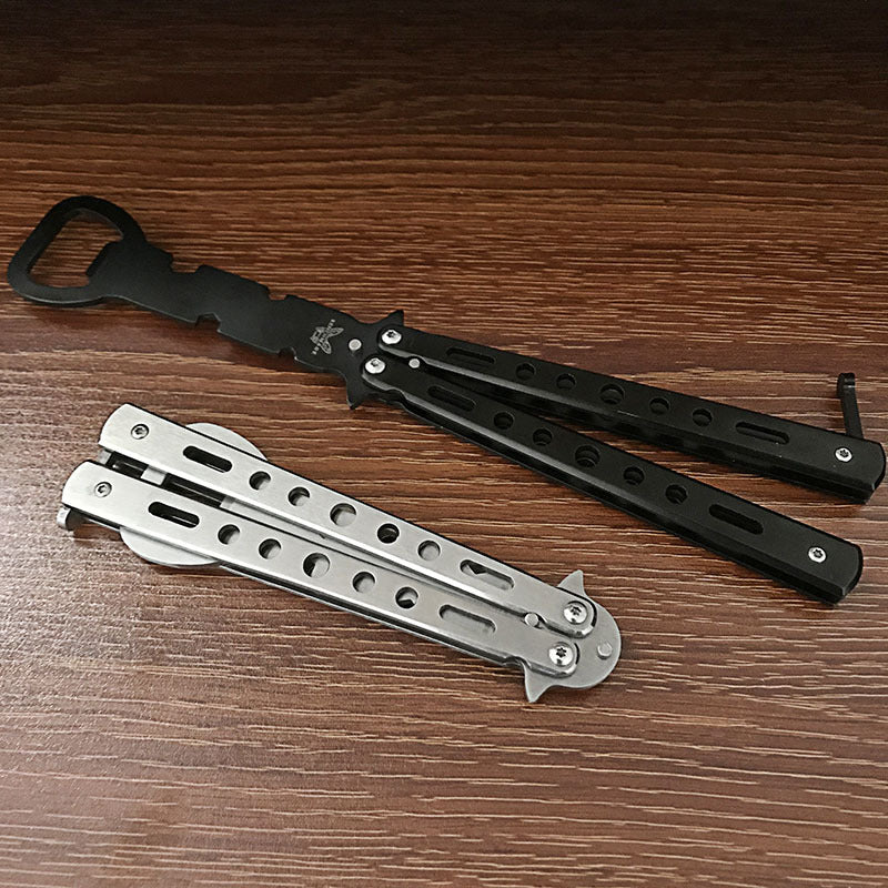 American Butterfly Knife Multifunctional Practice Bottle Opener