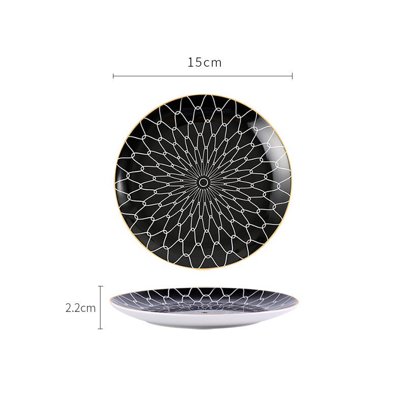 Ceramic dessert western food plate