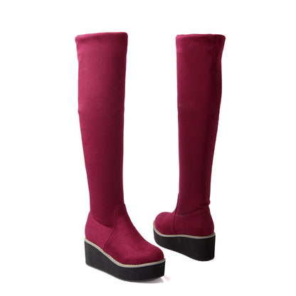 Winter Thick-soled Flat-bottom High Boots Tide