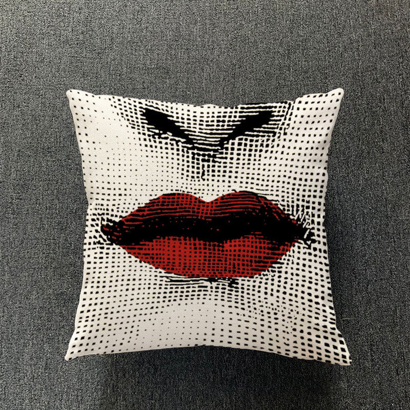 Simple Living Room Cotton And Linen Pillowcase