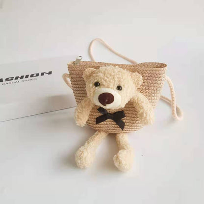 Mini Cute Bear Decorative Bag Diagonal Cross