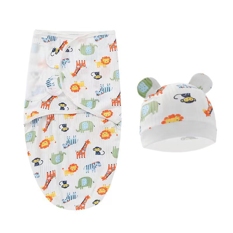 Newborn Swaddle Sleeping Bag Baby Spring Silkworm