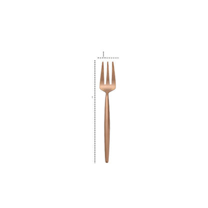 Rose Gold Western Tableware Set Knife And Fork