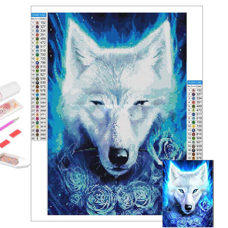 Household Animal Lion DIY Diamond Cross Stitch