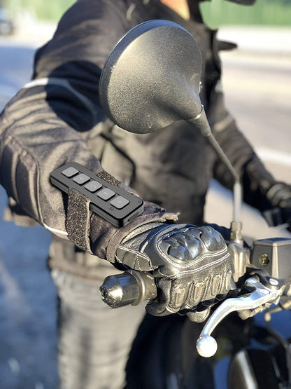 Bluetooth 50 Car Bluetooth Controller Motorcycle Remote Control Answer Hang Up Phone