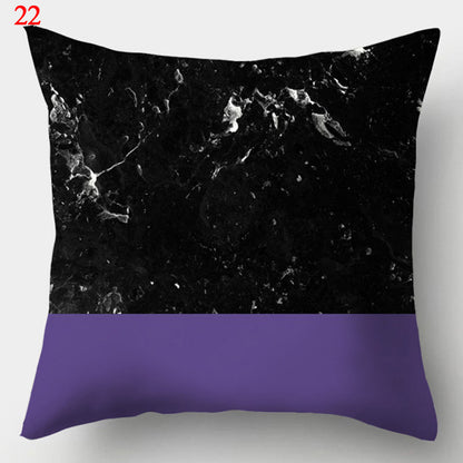 Modern Minimalist Creative Fabric Colorful Geometric Pillowcase