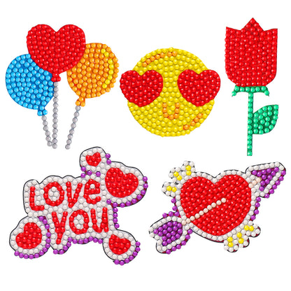 Children's Diamond Painting Free Stickers Puzzle Point Diamond Creative Handmade