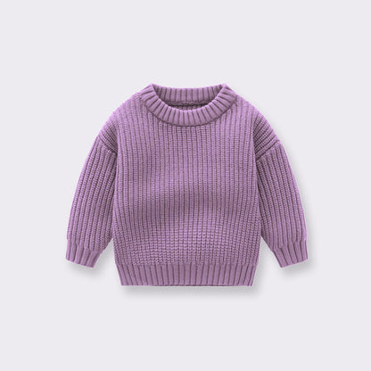 Baby Sweater Warm Loose Knit Coat