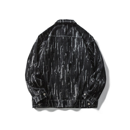Retro Tooling Loose Trend Oblique Pocket Casual Jacket