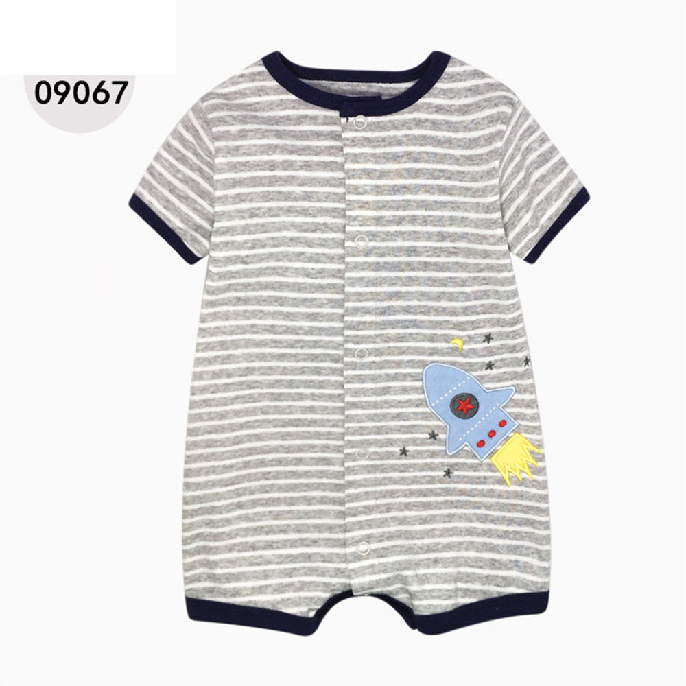 Cotton Baby Short Sleeve One Piece Romper