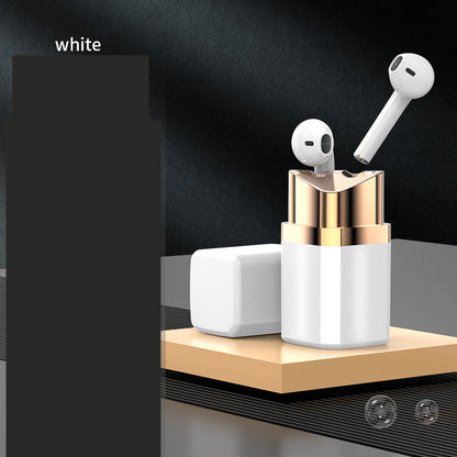 New Goddess Lipstick Headset TWS Wireless Bluetooth Headset Binaural Sports In-Ear Noise-Cancelling Macaron Headset