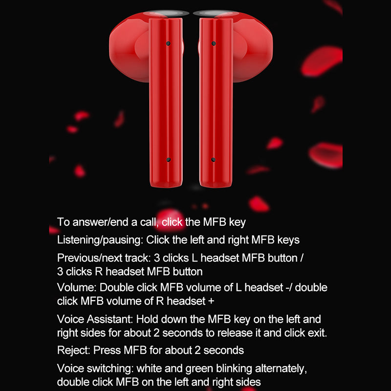 New Goddess Lipstick Headset TWS Wireless Bluetooth Headset Binaural Sports In-Ear Noise-Cancelling Macaron Headset