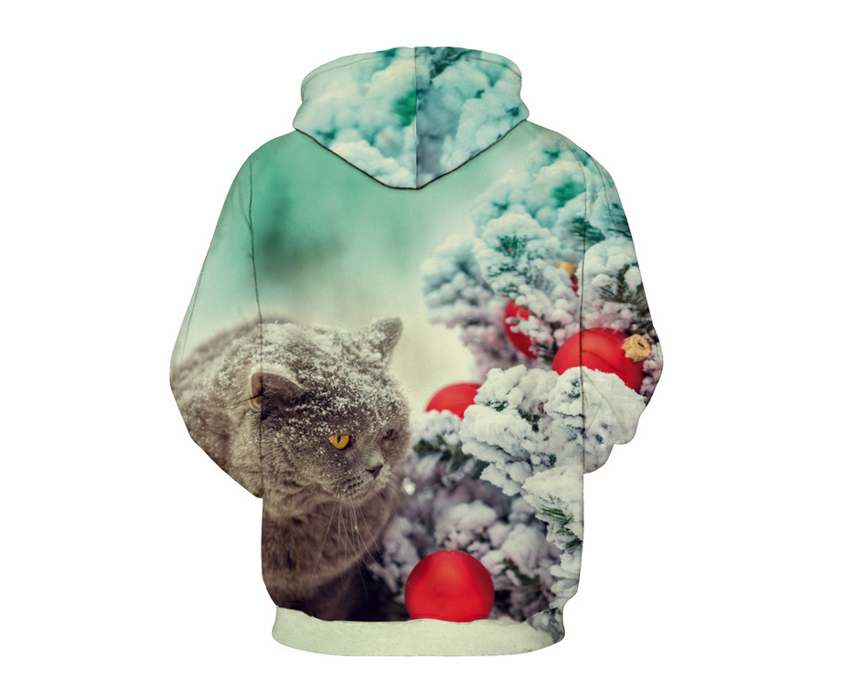 Christmas Couples Hoodie Men 3D Printed Harajuku Sweatshirt Winter Unisex Casual Pullover Hoodies for Women Sudadera Hombre