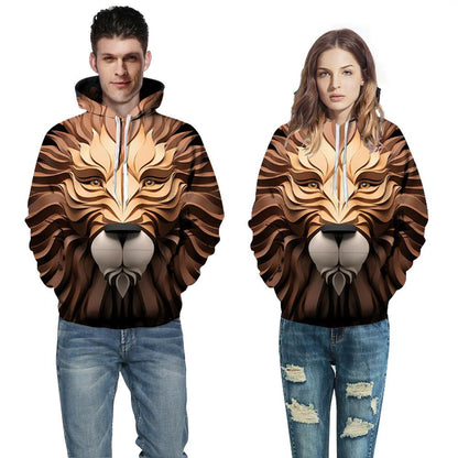3D digital printing with hat  clothing men and women models hooded sweater