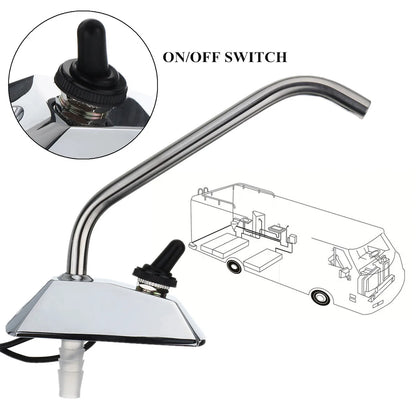 12V Electrically Controlled Faucet of RV Water System Automatic Drainage of Tea Bar Faucet Water Tank Pump Boat Caravan Camper