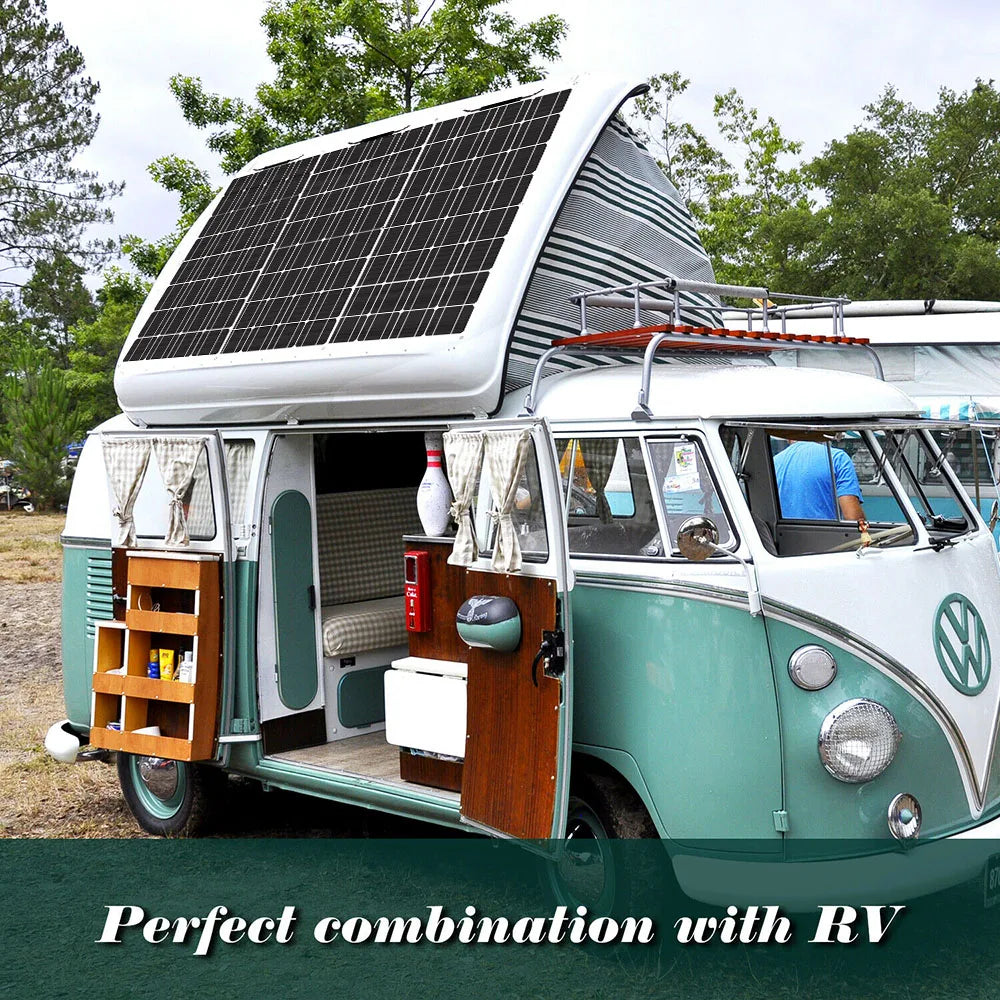 800W Flexible Solar Panel 100W 8PCS Waterproof 200W 300W 400W 500W 600W 1000W 12V Photovoltaic Solar Panel for Camping China