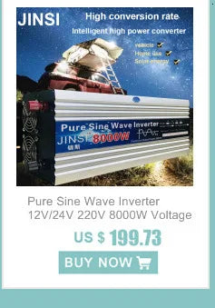 Pure Sine Wave Inverter DC 12v/24v To AC 110V/220V 1000W 1600W 2000W 3000W Portable Power Bank Converter Solar Inverter
