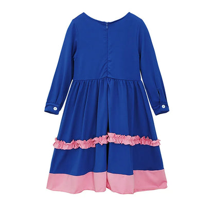 Eid Arabic Robe 2 Piece Kids Girls Khimar Caftan Set Muslim Outfits Islam Clothing Burqa Abaya Scarf Kaftan Prayer Dress Garment