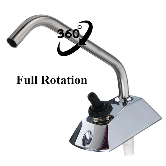 12V Electrically Controlled Faucet of RV Water System Automatic Drainage of Tea Bar Faucet Water Tank Pump Boat Caravan Camper