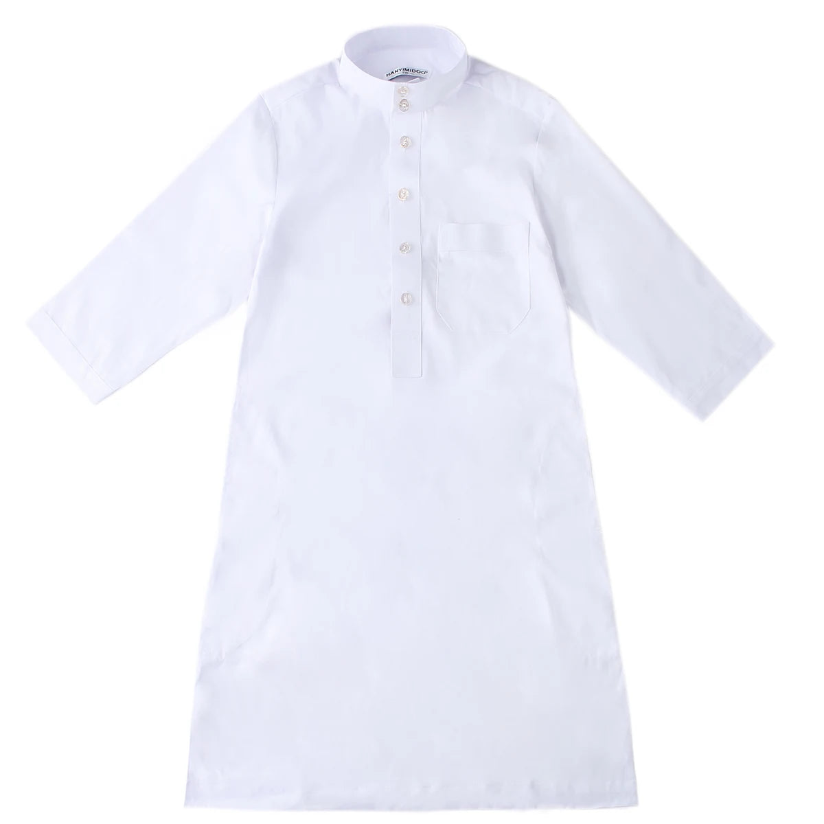 Muslim Saudi Kids Boys Dishdasha Long Sleeve Robe Thobe Dubai Islamic Abaya Middle East Arab Clothing Child Dress Kaftan Caftans