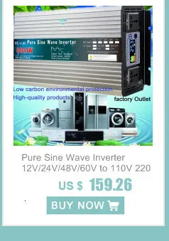 Pure Sine Wave Inverter DC 12v/24v To AC 110V/220V 1000W 1600W 2000W 3000W Portable Power Bank Converter Solar Inverter