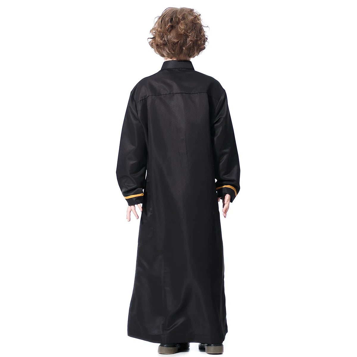 Dubai Saudi Muslim Kids Boys Clothes Abaya Caftan Robe Islamic Ramadan Jubba Thobe Arabic Child Kaftan Long Dress Middle Eastern