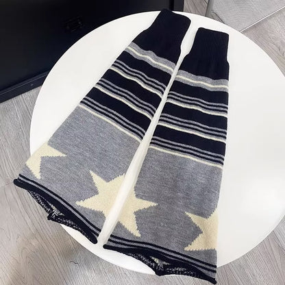 Brown Horn Socks With XINGX Mixed Color Stripe