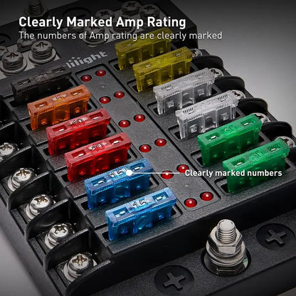 306PCS Blade Fuse Kit  Replacement for RV Accessories, Marine, Camper, Travel Trailers, Boat (2A/5A/7.5A/10A/15A/ 20A/30A/35A)