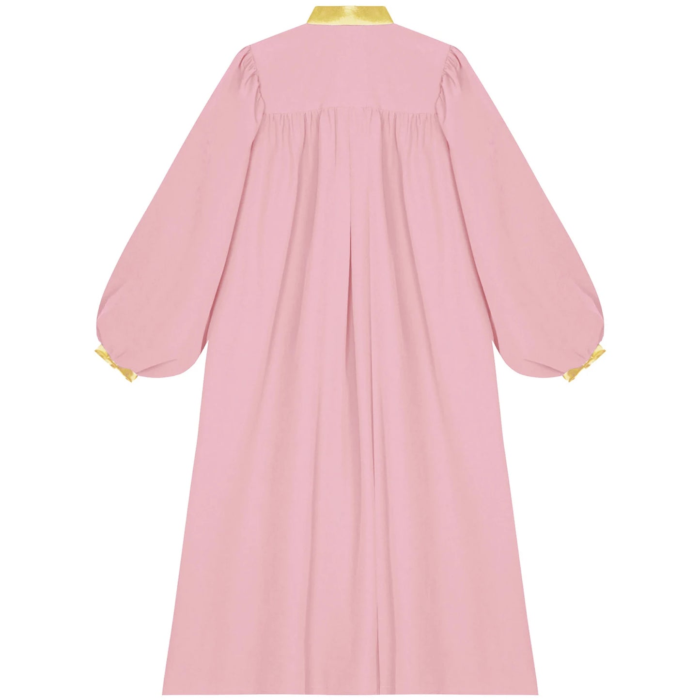 Deluxe Choir Robe For Church Boys Girls Long Sleeve Metallic Contrast Zipper Worship Dance Stained Glass Robe Muslim Arabic Thob