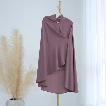 Abaya Closed Muslim Dresses Women Drawstring Cuffs Side Pockets Islamic Clothing Dubai Turk Hijabi Robe Modesty Ramadan Eid