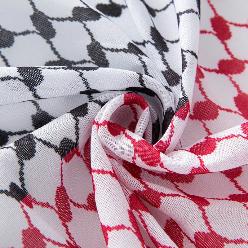 Arab Men Square Keffiyeh Shemagh Scarves Muslim Men's Head Scarf Middle Eastern Shawl Islamic Clothing Male Hijab Turban
