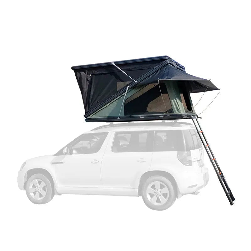 China New Fashion Design Tent Rooftop 4WD New Style Aluminum Z-shape hard shell roof top tent For 4x4 Offroad Camping