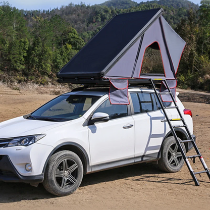 Camping SUV Car Rooftop Tent  Aluminium Triangle Hard Shell Car Roof Top Tent For Sale