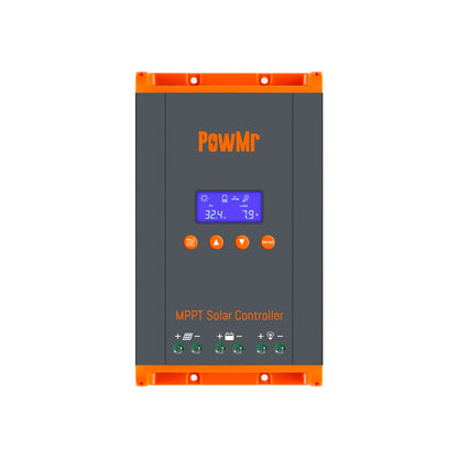 PowMr New 60A MPPT Solar Charge Controller 12V/24V/36V/48V LCD Dispaly Max Solar Panel PV 160V Support Parallel and Max 12 Units