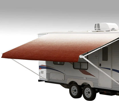 6.6x8.2/8.2x8.2 rv Camping Car Side Shade Awning For Car With Retractable Car/Roof Side Awnings