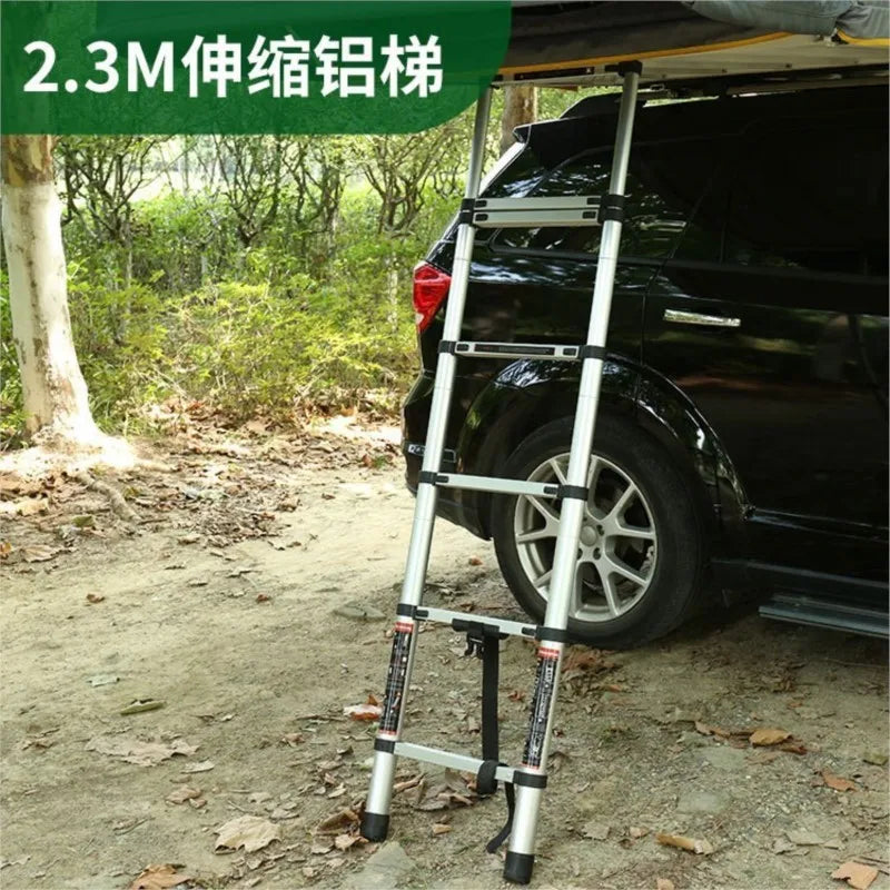 Outdoor Camping Automatic Self-Driving Soft Top Folding Extended Easy-to-Put-up Rainproof SUV Roof Top Tent